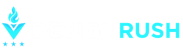 DesignRush agency ratings platform white logo