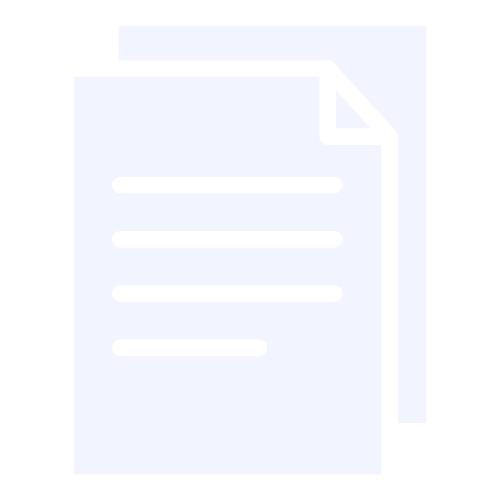Reports and documents icon representing weekly reporting and performance tracking in call center services