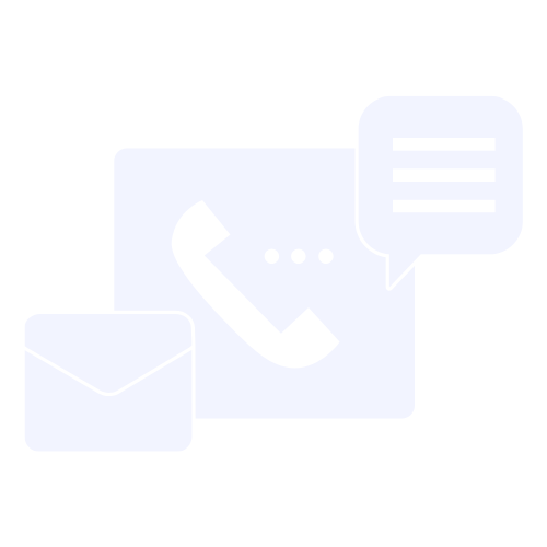 Phone and email support icon representing continued CRM assistance and customer support at Munzai Solutions